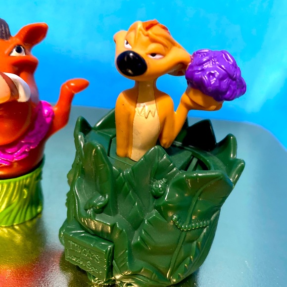 DISNEY’S THE LION KING VTG 1996 COLLECTIBLE TIMON & PUMBAA KFC ACTION TOYS (4) - Picture 2 of 11
